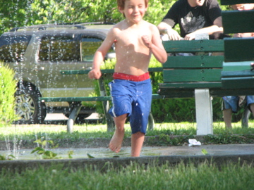 Sprinklers at the Park